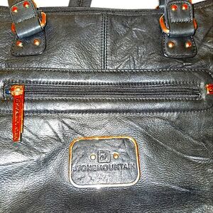 Stone Mountain Black Handbag